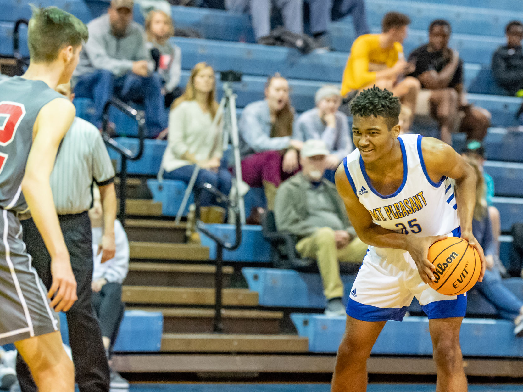 Friday night basketball action